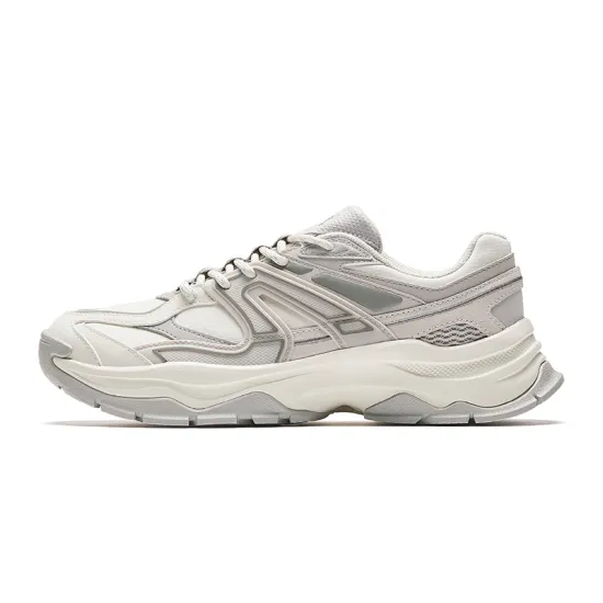 ANTA Hot Chunky Sneakers Women's Low-Top White Gray
