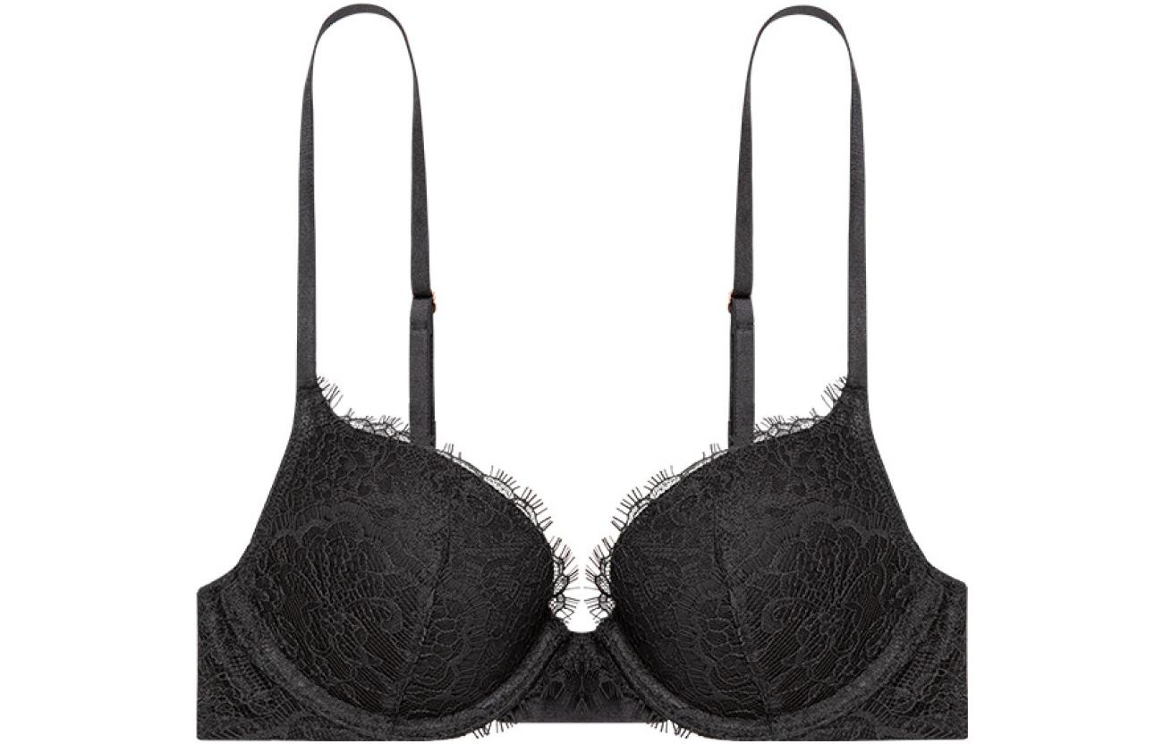 Victoria's Secret /Victoria's Secret Dream Angels Series Solid Color Push-Up Bra Black