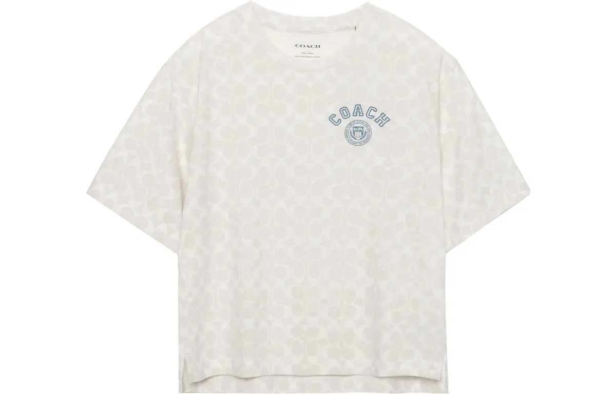 COACH FW22 T Shirt Unisex White