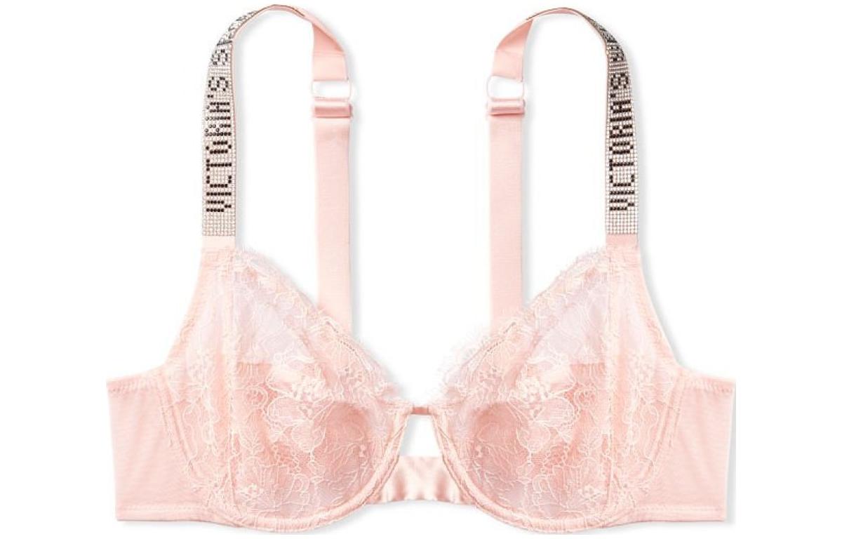 Victoria's Secret /Victoria's Secret Very Sexy Series Letter Strap Bra Pink