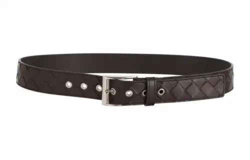 Bottega Veneta Leather Belts Men's Brown Width 3.5cm