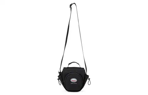 Skechers Fabric Shoulder Bag, Crossbody Bag Regular Unisex Black