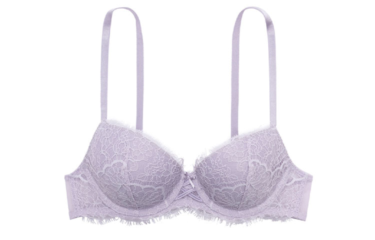 Victoria's Secret /Victoria's Secret DREAM ANGELS series lace mesh thin 3/4 cup bra light purple
