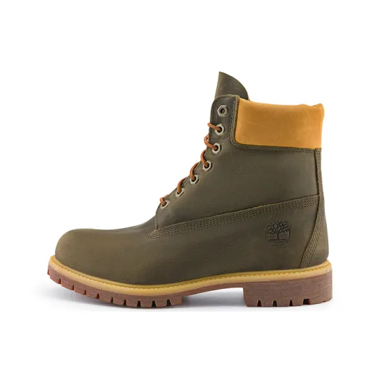 Timberland Premium 6 Inch Waterproof Boot 'Olive Green Yellow'