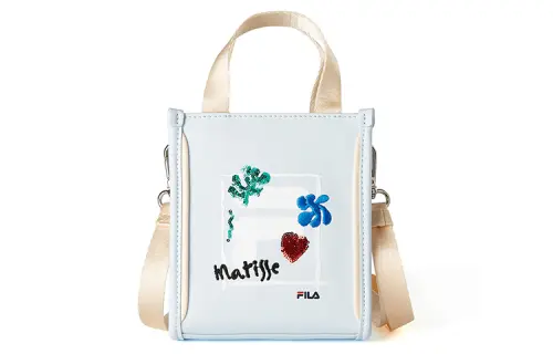 FILA Pu One Shoulder Crossbody Bag Extra Small Women's Jade Sky Blue