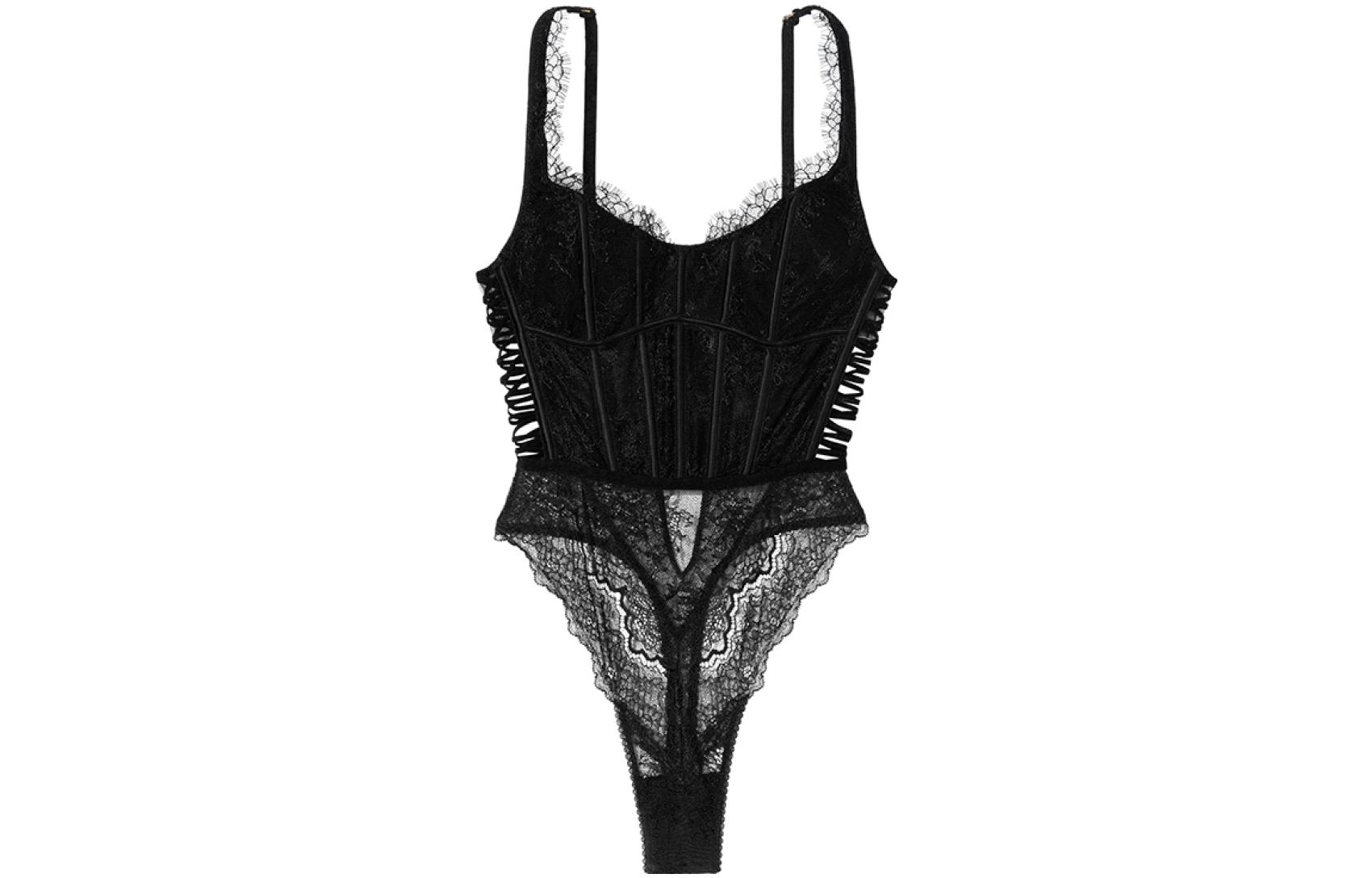 Женское боди Victoria's Secret (черное)