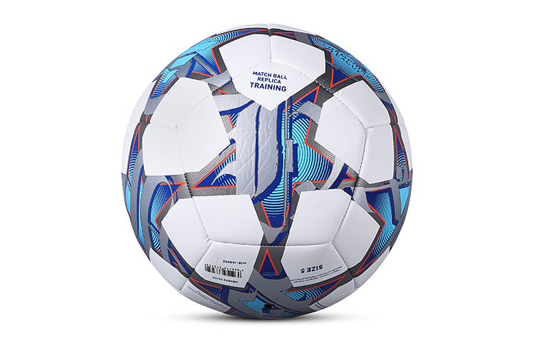 Adidas Size 45 Soccer Ball Pu Machine Stitched Soccer Ball Unisex White Blue