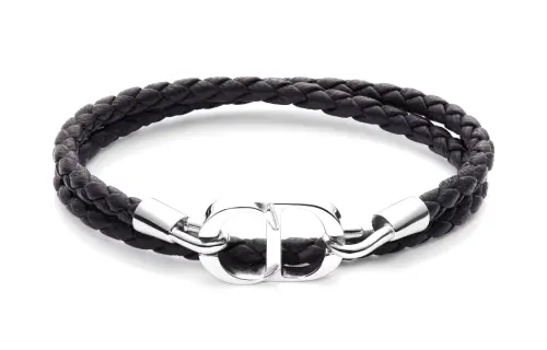DIOR Brass Bracelets Men's Black