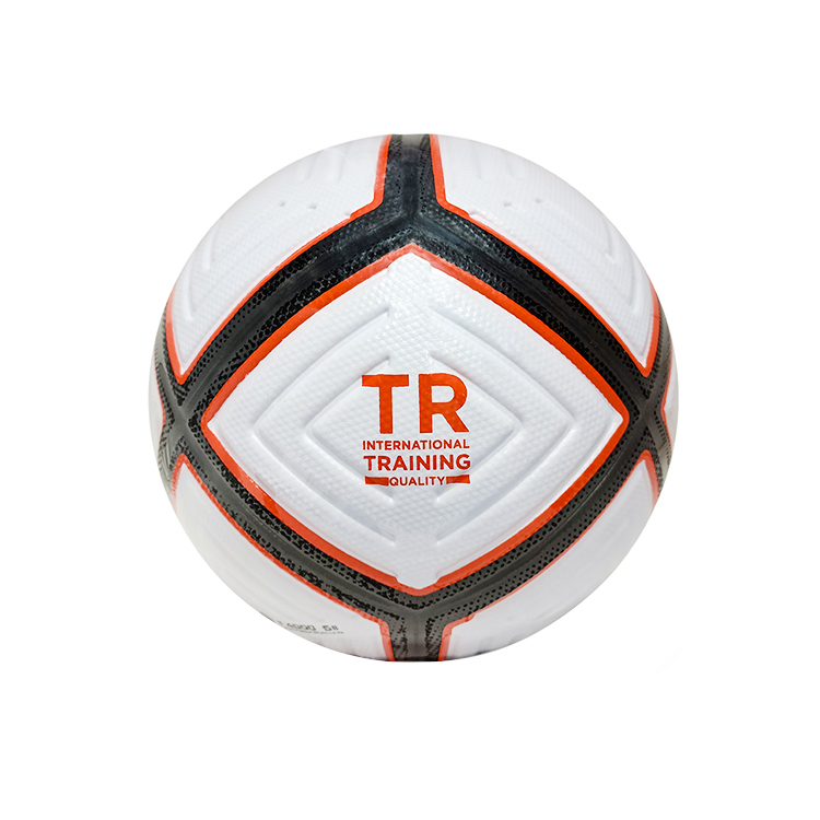 Li Ning Size 5 Ball Soccer Ball TPU Seamless Thermal bonding Unisex White/Orange