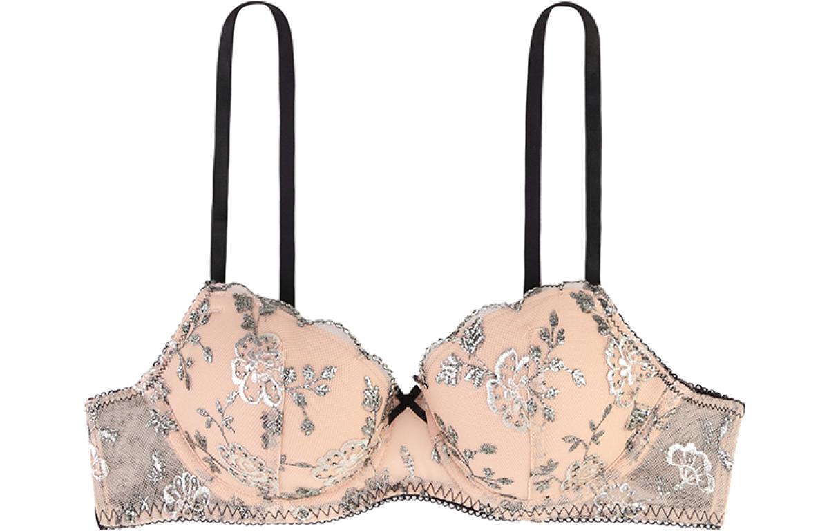 Женский бюстгальтер Victoria's Secret Dream Angels (черно-бежевый)