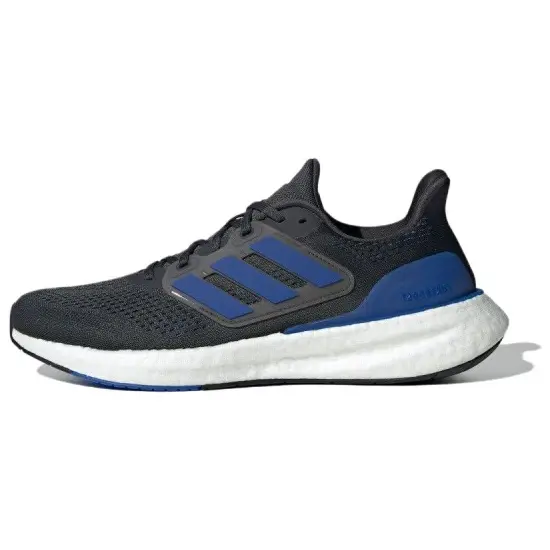 Adidas Pureboost 23 Running Shoes Men Low-top Black/Blue