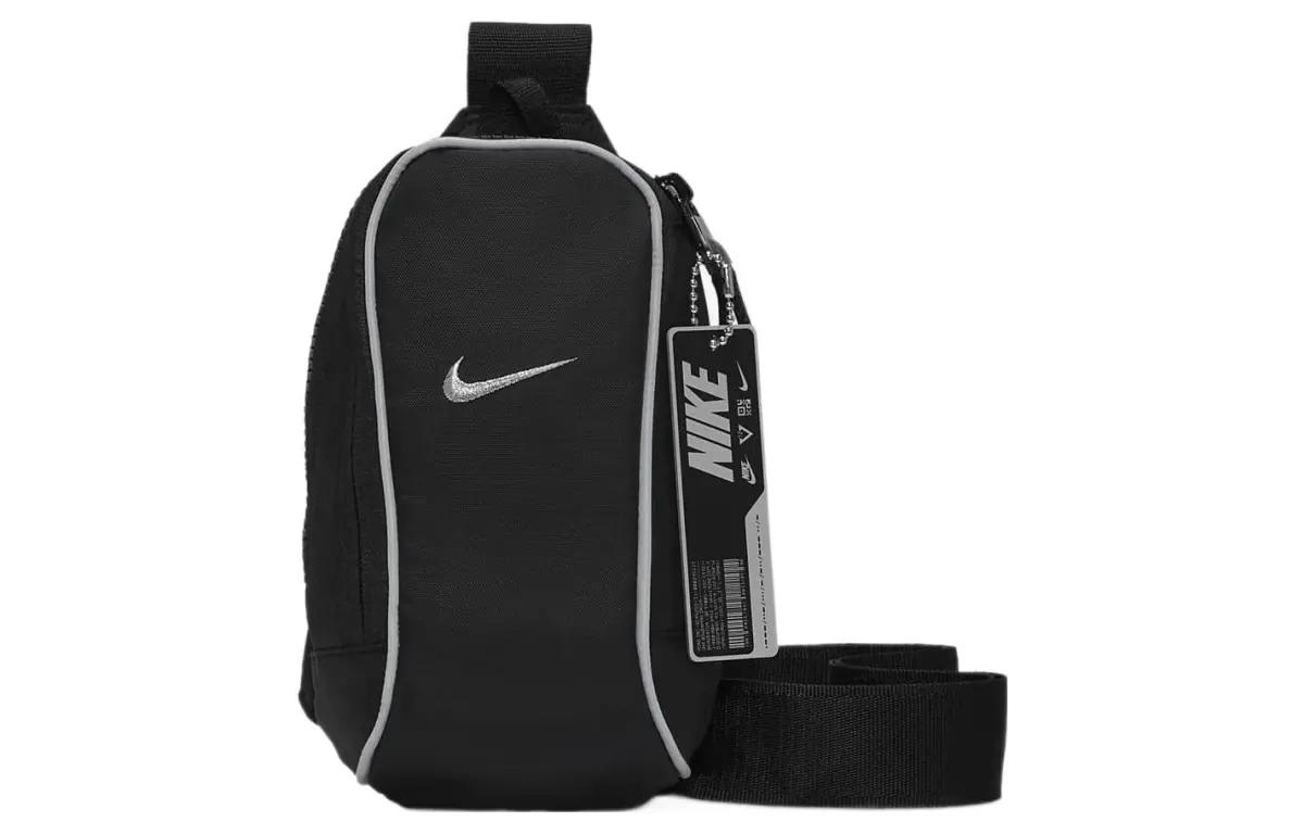 Nike Fabric One Shoulder Crossbody Sling Bag Regular Unisex Black