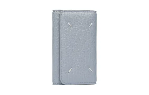 Maison Margiela Calfskin Key Pouch Women's Light Blue