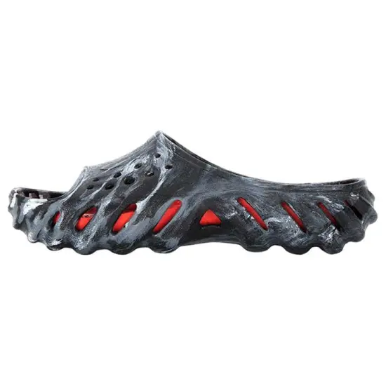 Crocs Marbled Echo Slide 'Black'