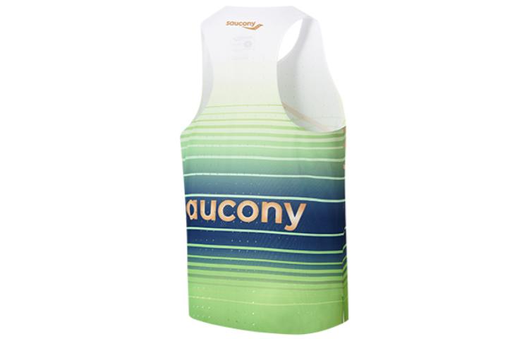 Saucony Running Tank Top Men’s Green Gradient