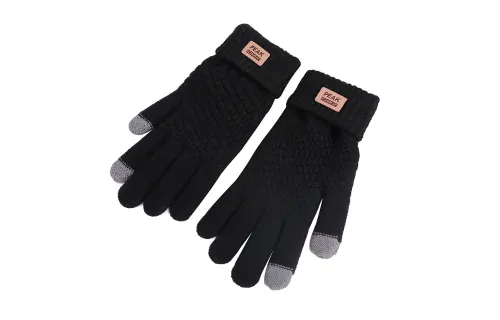 PEAK RIGHT Acrylic Knit Gloves Unisex Multicolor