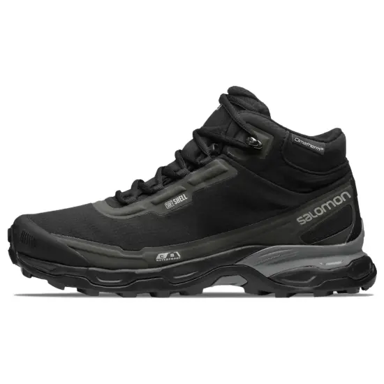 SALOMON Hiking / Trekking Shoes Unisex High-top Black
