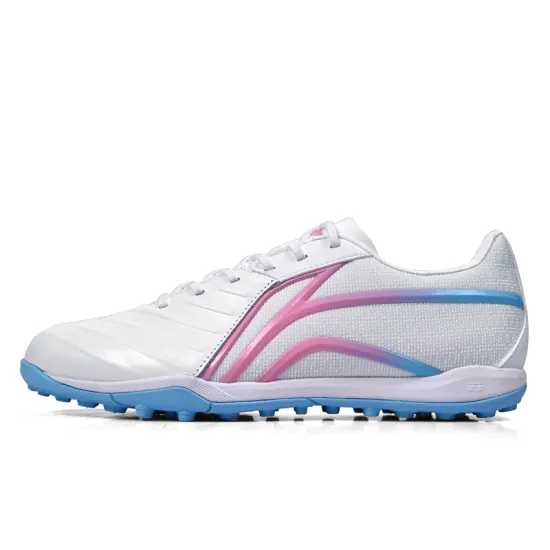 LINING Soccer Shoes Men Low-Top Standard White