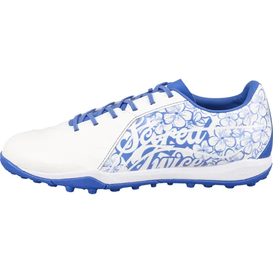 LINING Jin Soccer Shoes Men Low-Top Colorful Blue White