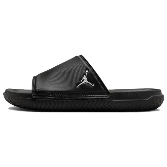 JORDAN Play Slide 'Black Metallic Silver'
