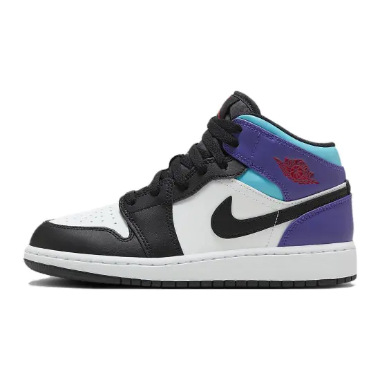 Jordan Kids Jordan 1 Mid GS 'Aqua' Sneakers