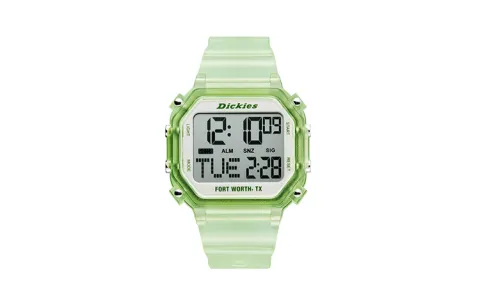 Dickies Wrist Watches Electronic Movement Plastic Strap 45mm White Dial Unisex