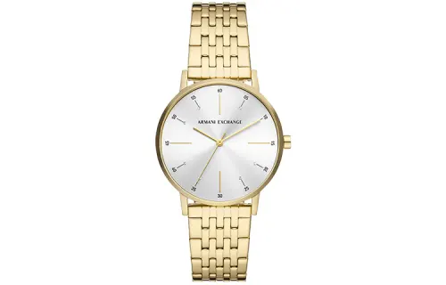 ARMANI EXCHANGEAE Wrist Watches Quartz Movement Stainless Steel Strap 36mm Gold Dial Women's Watch