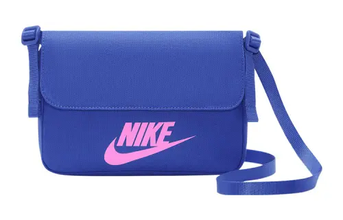 Nike Polyester Small Square Bag, Shoulder Bag, Crossbody Bag Regular Women's Blue