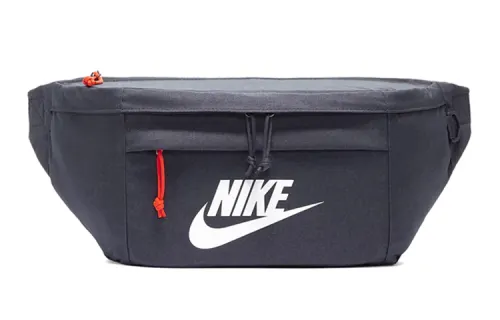 Nike Polyester Crossbody Bag, Fanny Pack Regular Unisex Black Blue