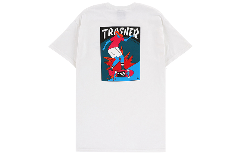 Футболка Thrasher Parra Hurricane Tee (белая)