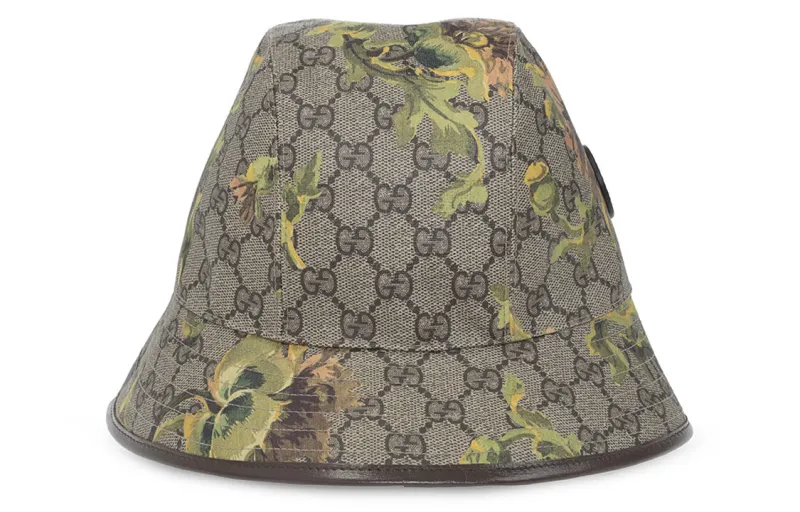 GUCCI Cotton Bucket Hats Unisex Brown