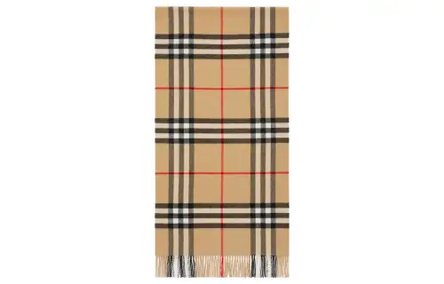Burberry Check Cashmere Scarf