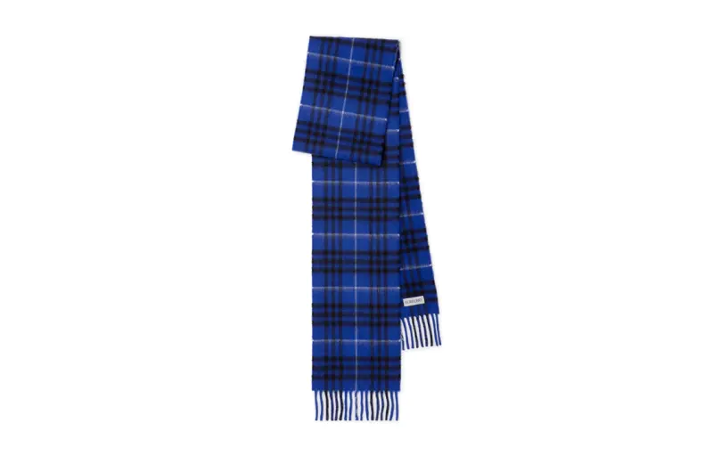 Burberry Knit Scarves Women's Blue