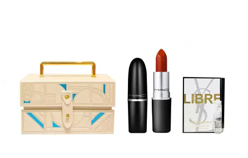 MAC Bullet, platinum gift box, matte lipstick, perfume for professional use, translucent shading, 3G, sample