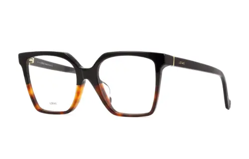 LOEWE Acetate Irregular Shape Eyeglass Frames Unisex Multicolor