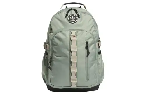 Adidas Originals Trefoil Recycled Polyester Backpack Regular Unisex Light Green/Beige/Black