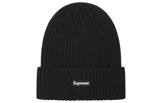 Supreme Overdyed ribbed-knit beanie
