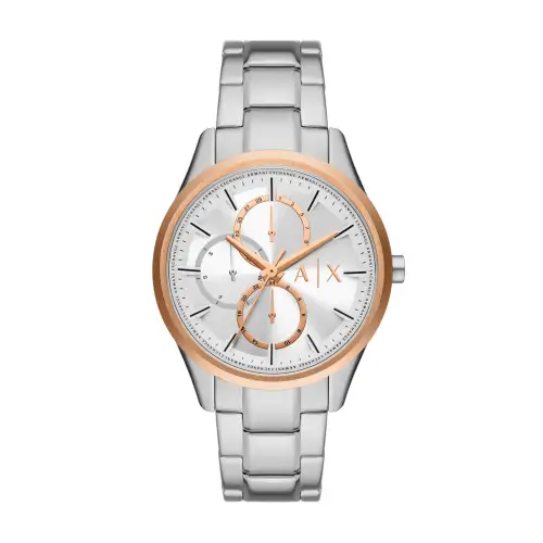 ARMANI EXCHANGE Wrist Watches Quartz Movement Stainless Steel Strap 42mm Silver Dial Men's Watches