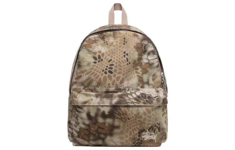 Stussy Cotton Backpack Unisex Brown