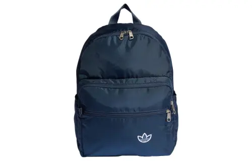 Adidas Originals Recycled Nylon Plain Weave Backpack Regular Unisex Indigo