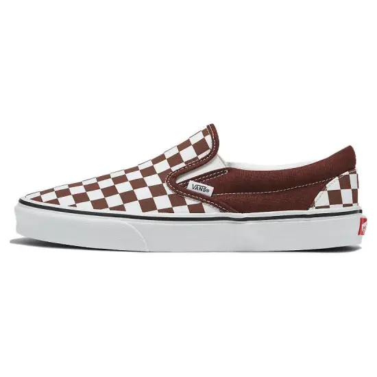 Slip On Classic Vans 'Color Theory Checkerboard   Bitter Chocolate'