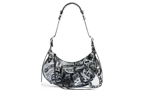 Balenciaga Le Cagole Fine Grained Sheepskin Portable Crossbody Bag, Shoulder Bag Small Women's