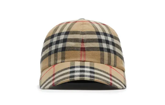 Burberry Check Baseball Cap
