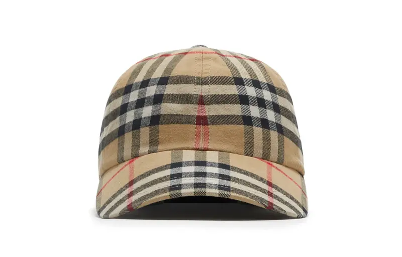 Burberry Check Baseball Cap
