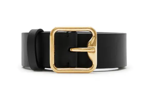 B Buckle leather belt