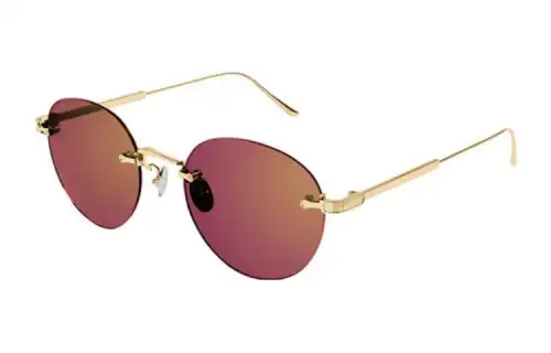 round-frame tinted sunglasses