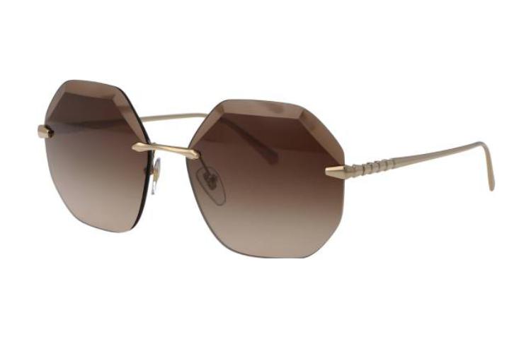 frameless geometric sunglasses