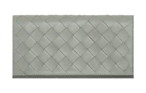 Bottega Veneta Intrecciato Large Flap Wallet
