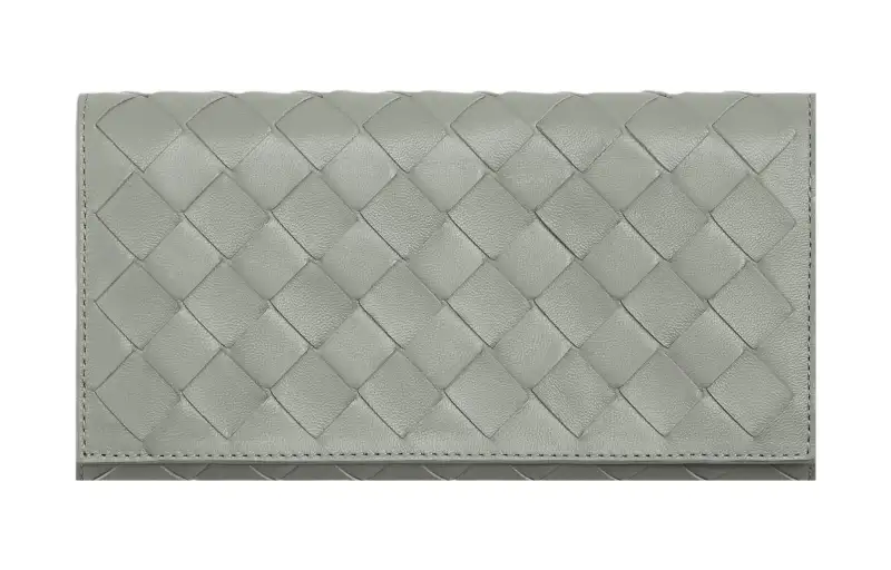 Bottega Veneta Intrecciato Large Flap Wallet