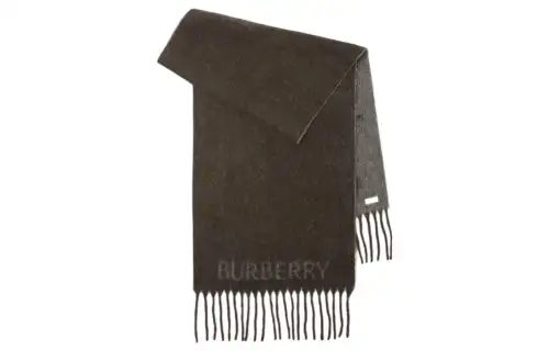 Burberry Equestrian Knight-print Felted Scarf